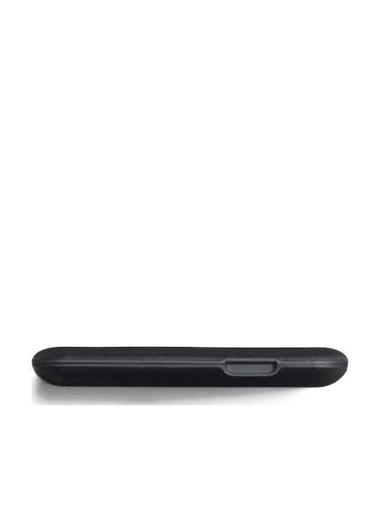 Flip Case Leather Men's Wallet Classic with RFID Black