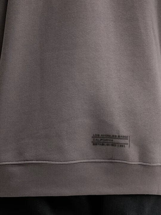 Sweatshirt with Hood Seagull Grey
