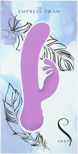 Swan Vibes The Empress Δονητής Rabbit 21cm Purple