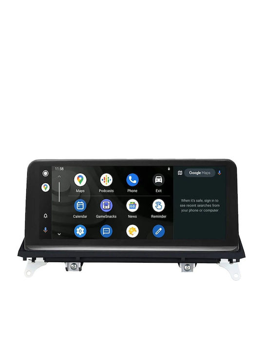 Bizzar Car Audio System for BMW Series 5 2010 – 2012 Bluetooth USB AUX Wi-Fi GPS Apple CarPlay Android Auto with 10.25 Inch Touch Screen