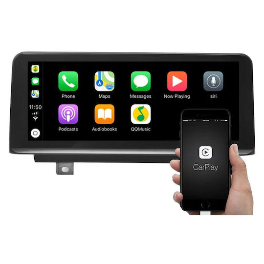 Bizzar Ηχοσύστημα Αυτοκινήτου για BMW E90 / E92 / E60 2005-2012 (Bluetooth/USB/AUX/WiFi/GPS/Apple-Carplay/Android-Auto) με Οθόνη Αφής 8.8"