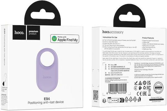 Hoco E94 Apple Find My Tracker Taro Purple
