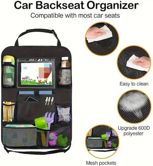 Organizator Auto Compartimente Scaune Față Roz Oem