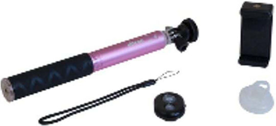 Ultron Alu 80 Selfie Stick Cu Bluetooth Telecomandă Roz 172220