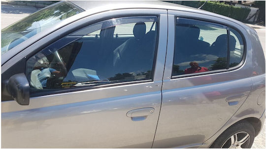 Heko Set deflectoare de vânt Dark Fime pentru Toyota Yaris 2buc