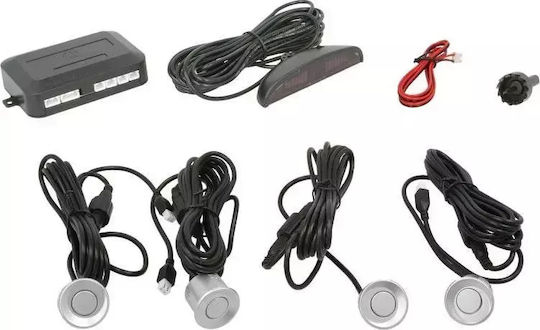 M-Tech Auto-Parksystem mit Bildschirm und 4 Sensoren 21.5mm in Silber Farbe