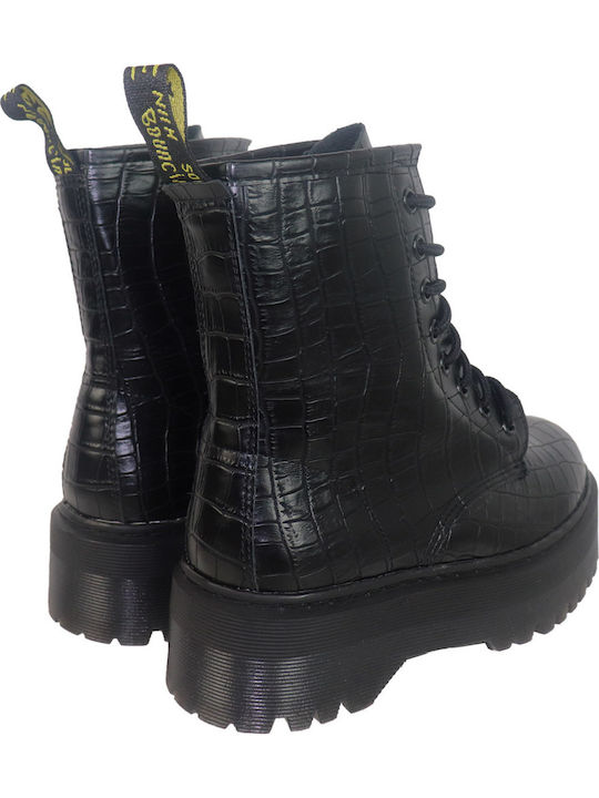 Stiefeletten Damen Schwarz