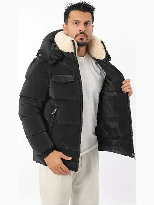 Winter Jacke Puffer Black