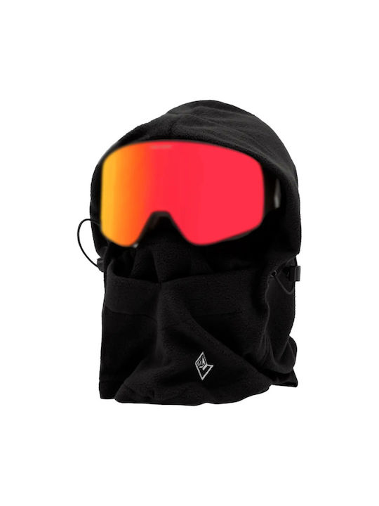 Volcom Travelin Αθλητικό Full Face Μαύρο