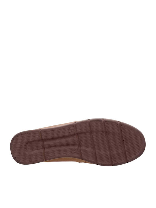 Anatomische Damen Slip-Ons Leder Tabac Braun