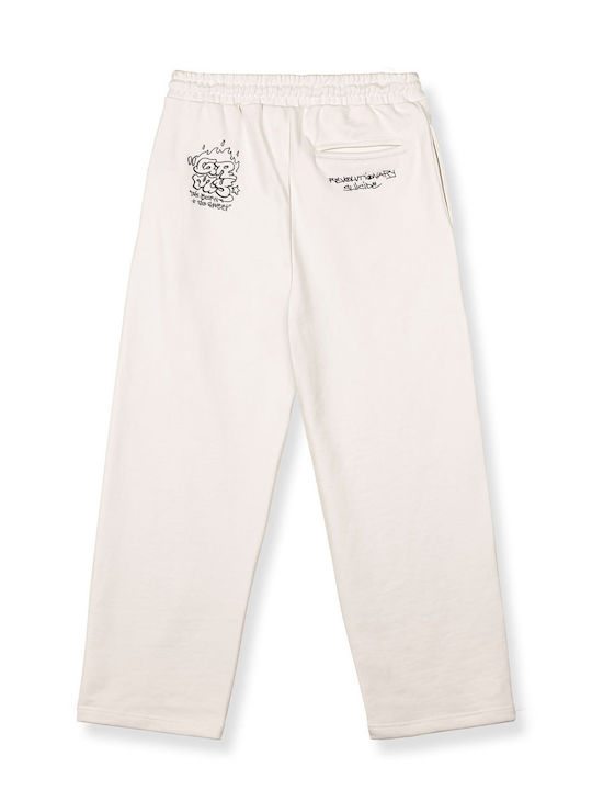 Pantaloni de trening Ecru