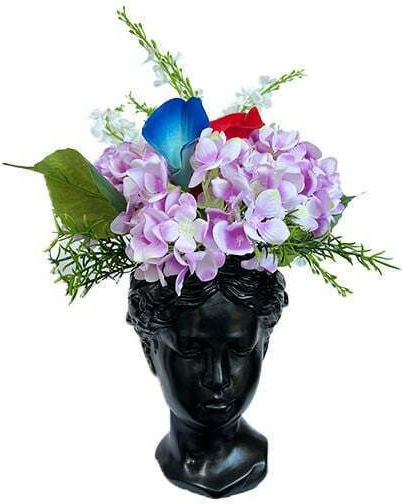 Velve Vază Decorativă Ceramică Roșie 13x13xÎnălțime 20cm