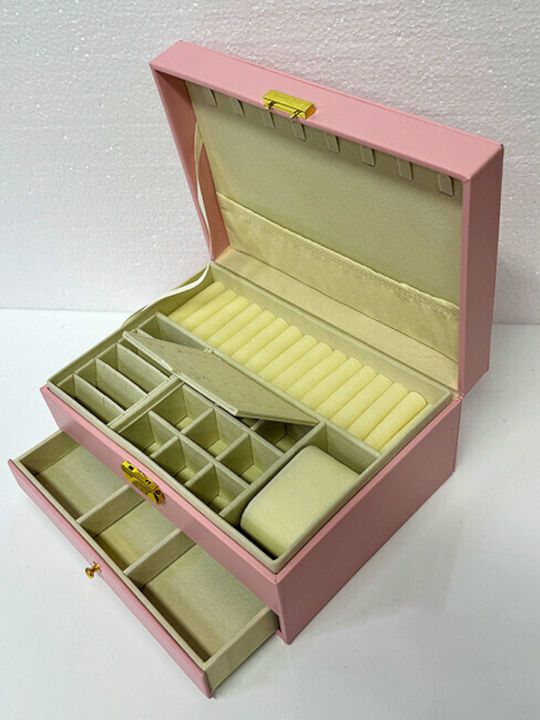 Velve Pink Jewellery Box