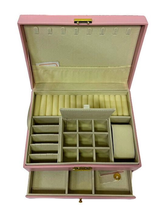 Velve Pink Jewellery Box