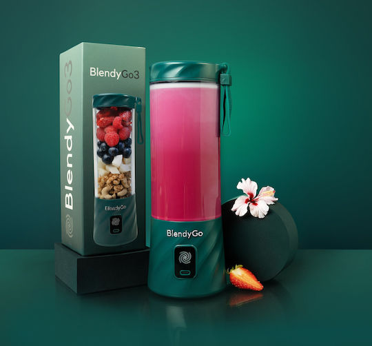 BlendyGo Blender with Plastic Jug 550 ml Green
