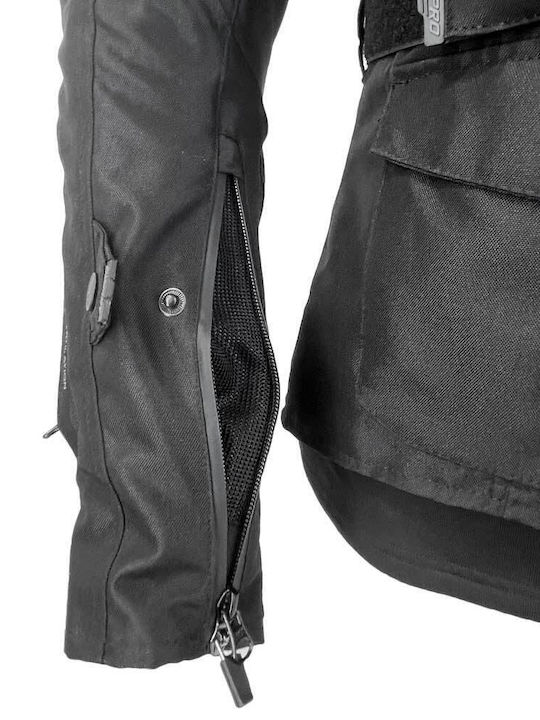 AGVpro Aurora Women's Motorcycle Jacket Cordura 4 Seasons Waterproof Black
