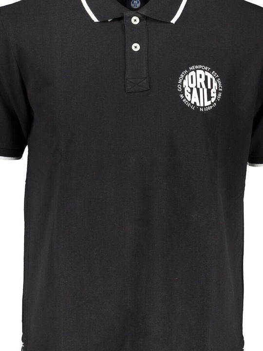 Polo Μπλούζα Κοντομάνικη Μαύρη