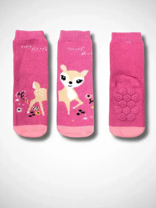 IDER Kids' Socks Non-Slip Fuchsia