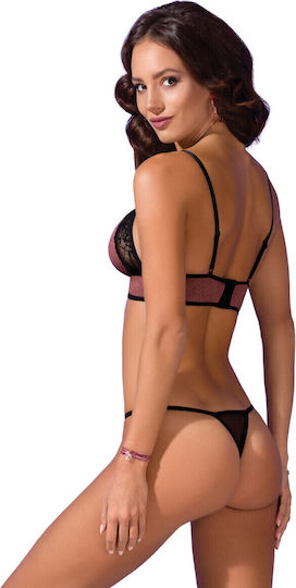 Sp Morgiana Schwarz Sexy Dessous-Set