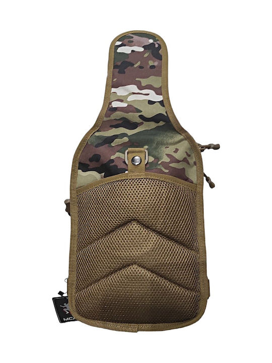 Herren Schulter / Crossbody Tasche Khaki