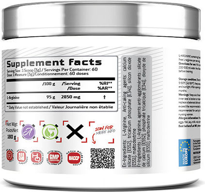 BMXX L-arginine 180gr 200ml