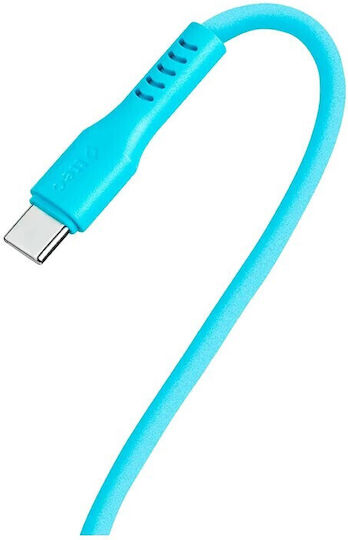TTEC USB 2.0 Cable USB-C Male - USB-C 60W PD Blue 1.2m