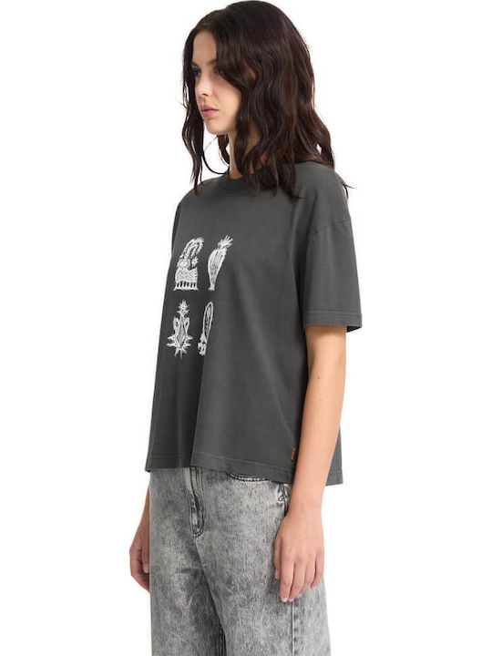 Women's T-shirt Vintage Black