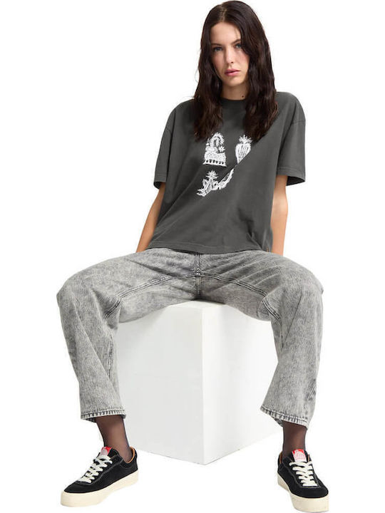 Women's T-shirt Vintage Black