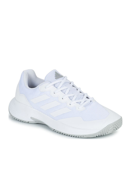 adidas Gamecourt 2.0 Women's Tennis Shoes for Hard Courts Cloud White / Grey Two