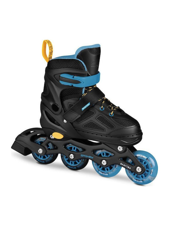 Spokey Quattro 4in1 Inline Adjustable Rollers Black Ενηλίκων/Παιδικά