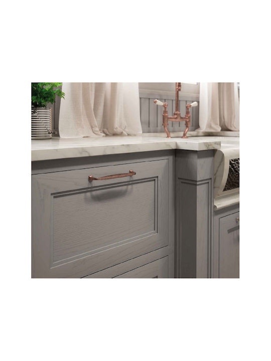 Λαβή Επίπλου Σειρά 752 Linea Decor Giusti 96 Mm Μαύρο Ασήμι #wmn752ag-96
