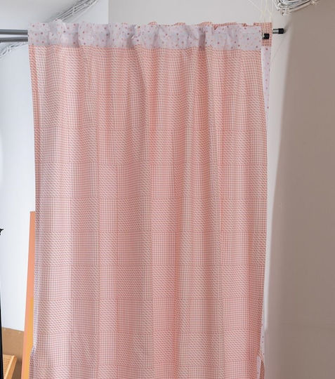 Palamaiki Curtain with Tab Top Bb100 Pink 170x270cm
