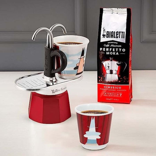 Bialetti Мини Експрес Кафеварка За Еспресо Червена