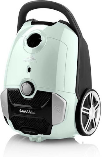 ETA Avanto Ηλεκτρική Σκούπα 800W με Σακούλα 3lt Πράσινη