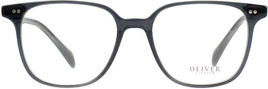Oliver Ov5737 C3 Rame Ochelari Pătrat Pentru Bărbați Acetat Gri Tortoise Titan