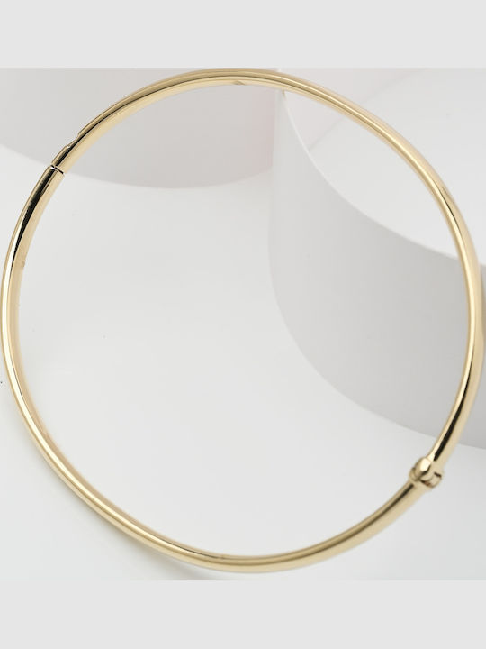 Lunaorocreations Women's Yellow Gold 14K Handcuff Bracelet Small