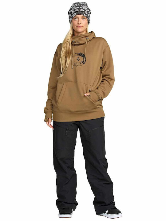 Hydro Riding Sweatshirt With Brown Hood