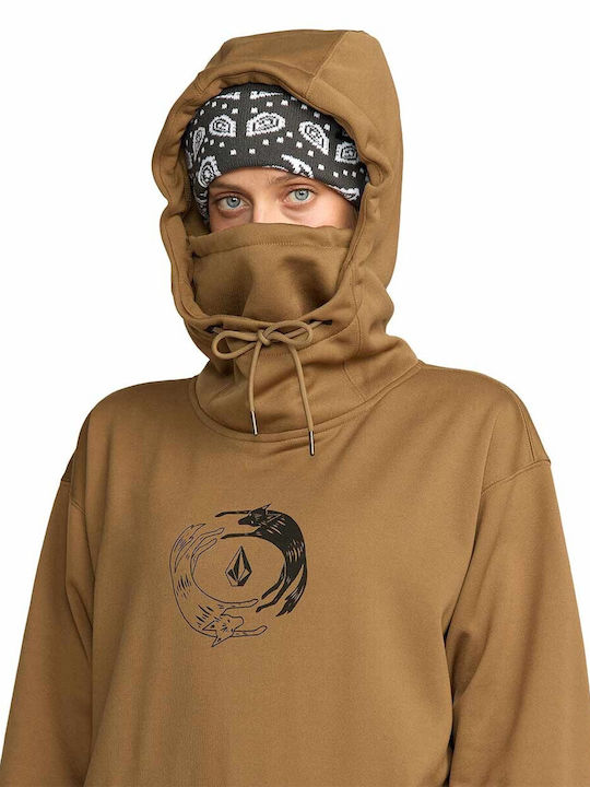 Hydro Riding Sweatshirt With Brown Hood