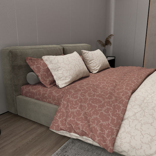 Charalambidis Textiles Плик за Завивка Единичен 160x240 Бродерия Червено