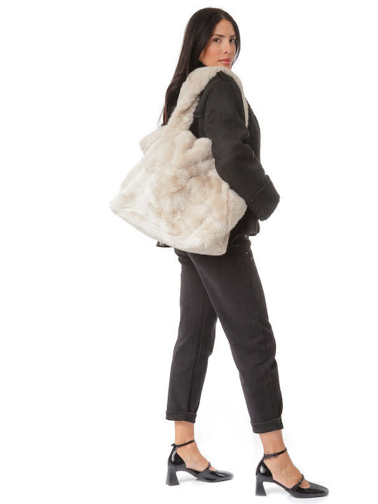 Women's Bag Shoulder Beige