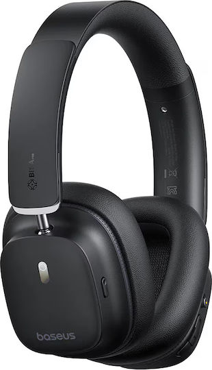 Baseus Bowie 30 Max Ασύρματα Bluetooth Over Ear Ακουστικά με 65 ώρες Λειτουργίας Μαύρα