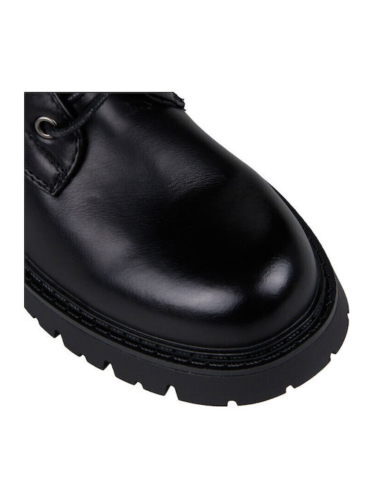 Women's Boots with Laces Black