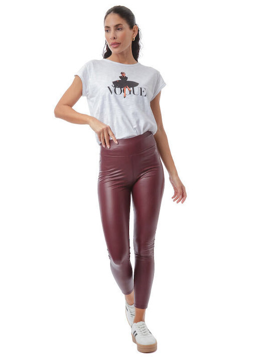 Women's Legging Burgundy
