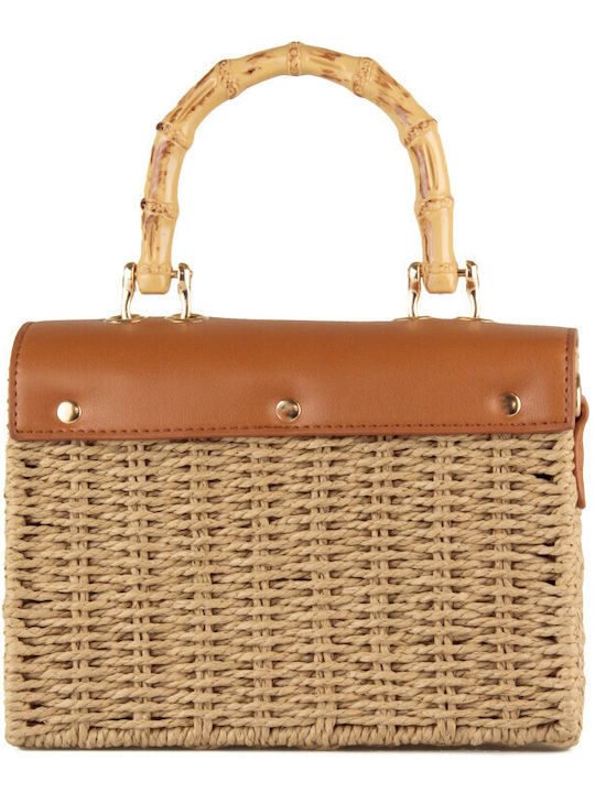Straw Women's Bag Crossbody Brown