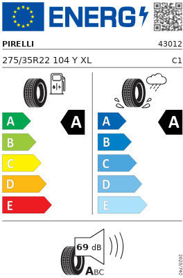 Pirelli 275/35R22 104Y XL Θερινό Λάστιχο για Ηλεκτρικό Αυτοκίνητο