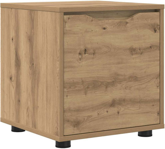 Wooden Bedside Table Brown 40.5x40x44cm Wooden Bedside Table Brown 40.5x40x44cm