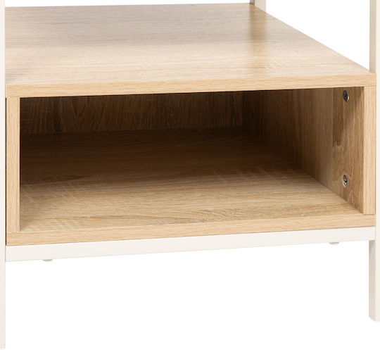 Nachttisch Metall Beige 40x30x50cm