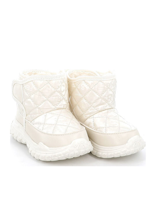 Ghete de Zăpadă Copii cu Velcro Bej
