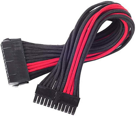 Silverstone 24-Pin ATX - 24-Pin ATX Cable 0.3m Black (SST-PP07-MBBR)