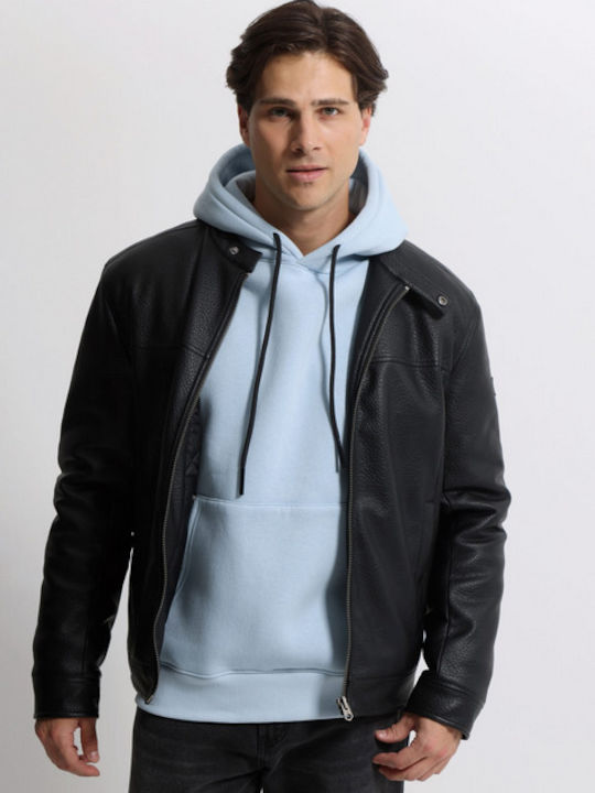 Jacke aus Kunstleder Black